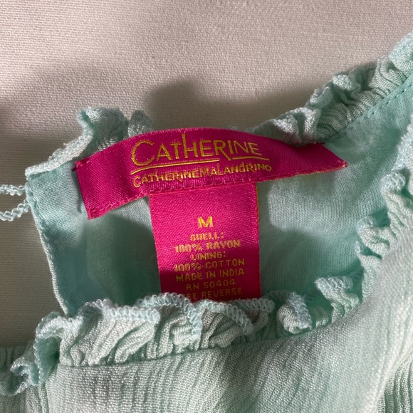 Free People vibe blue flowy blouse M - Picture 4 of 5